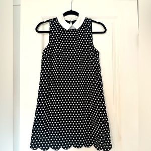 Retro style polka dot mini dress
